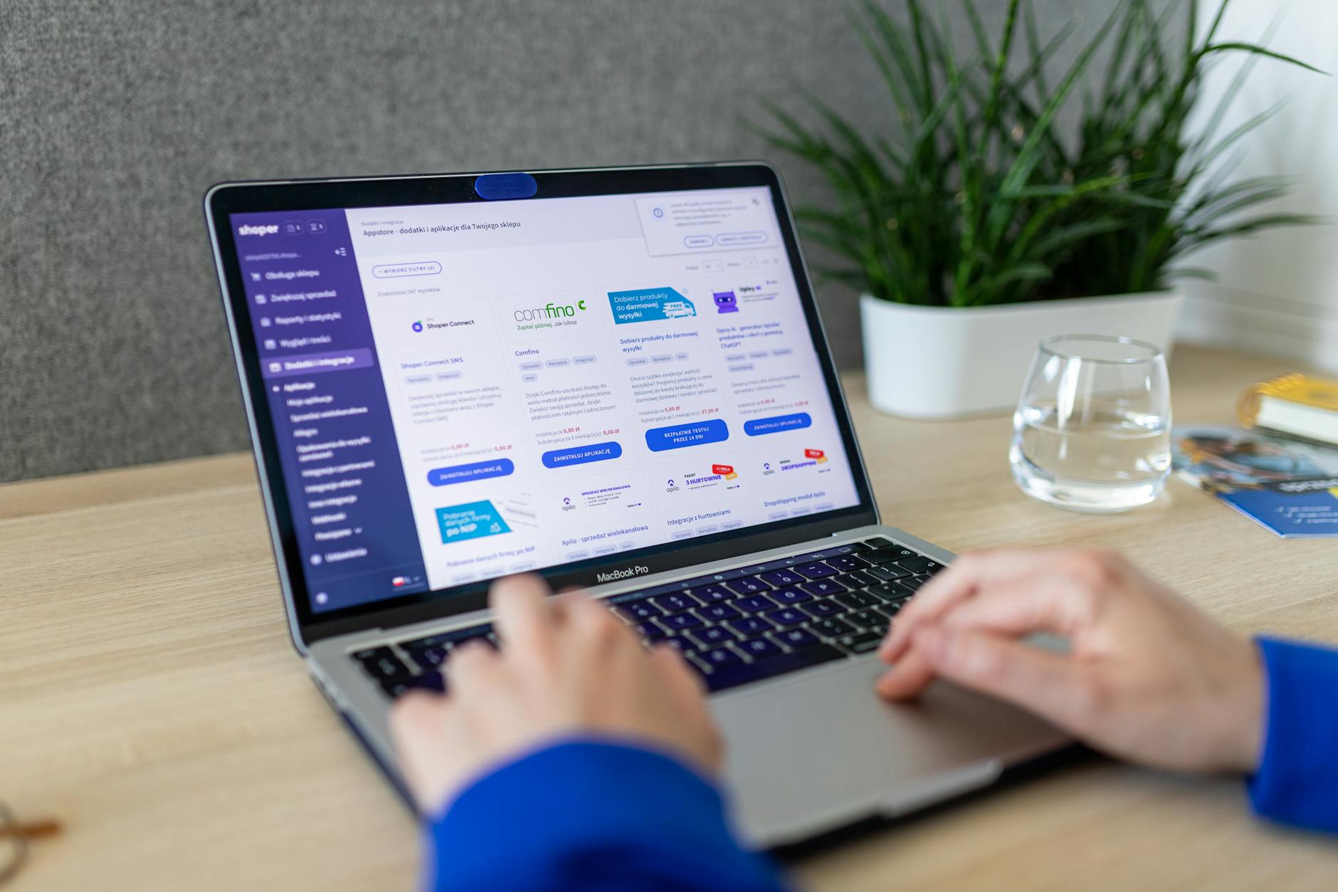 NDIS provider website compliance requirements displayed on laptop screen in professional office setting
